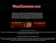 Tablet Screenshot of meandungeon.com